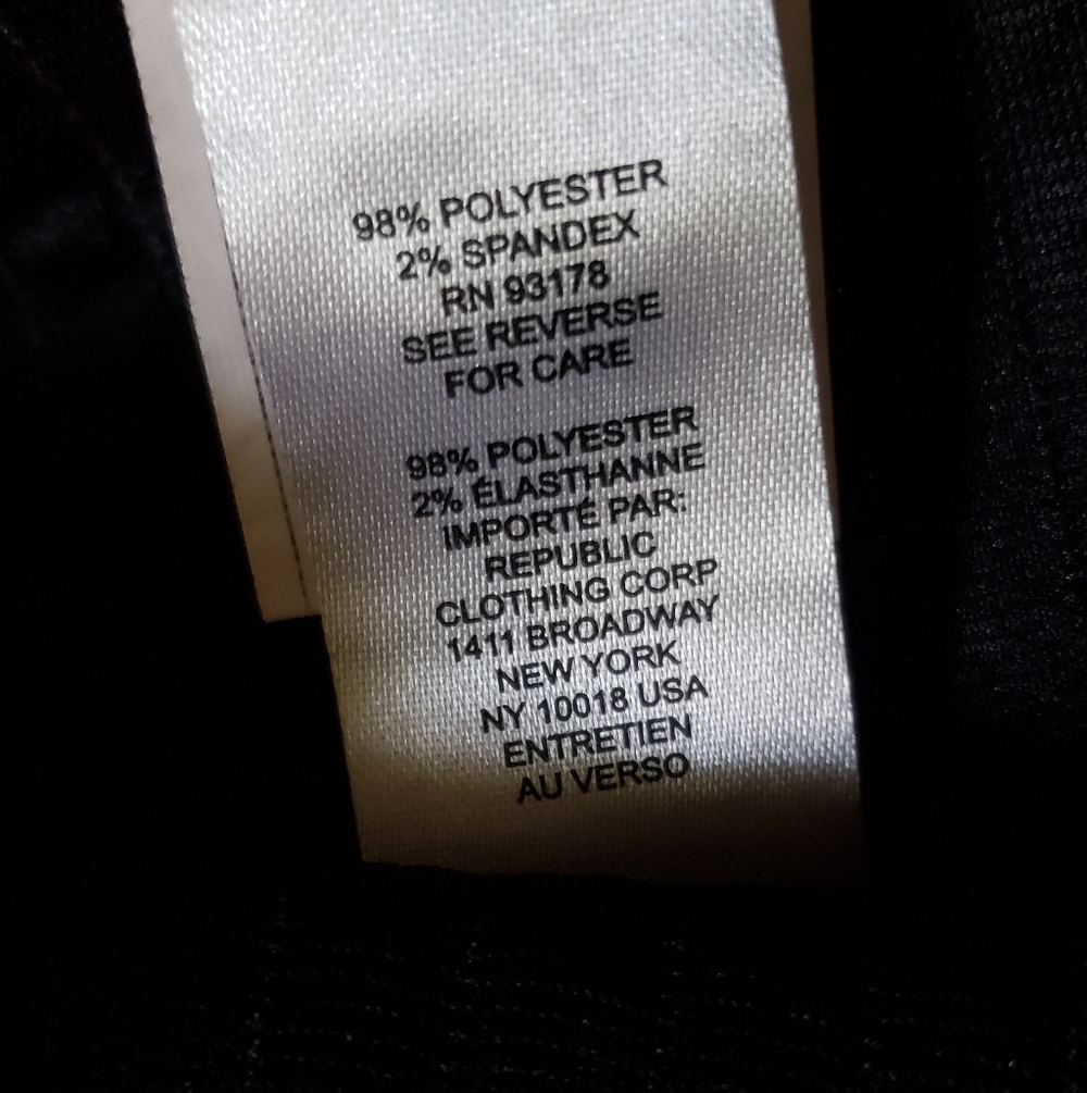 NWOT T Tahari Wide Leg Pull-On Trouser Stretchy Black Pants Size Medium Like New - Picture 10 of 13